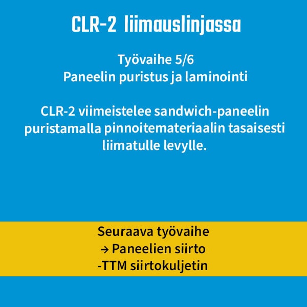 CLR 2 liimauslinjassa