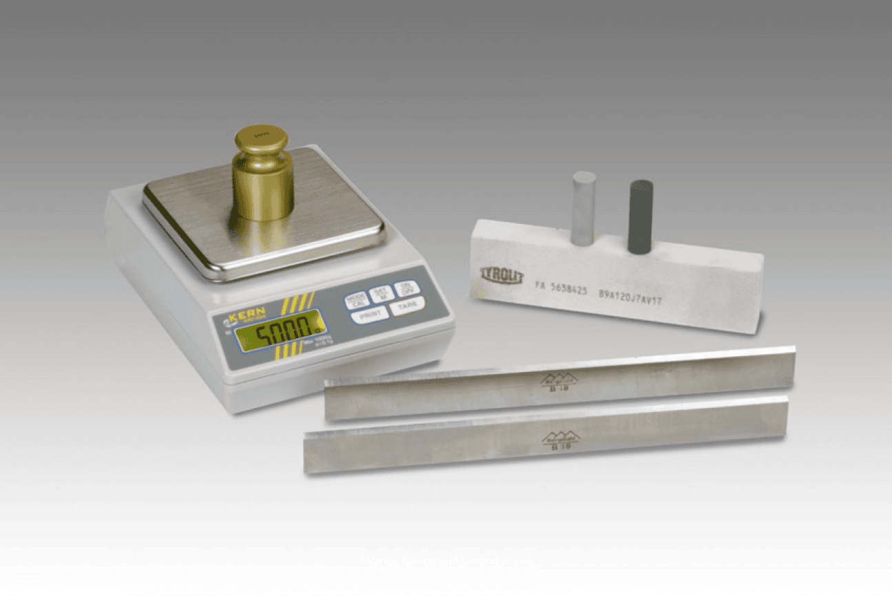 Balance, honing and jointing stones