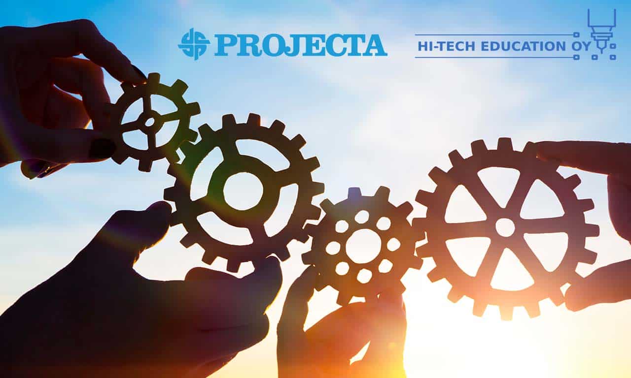 Projecta ja Hi Tech Education yhteistyöhön
