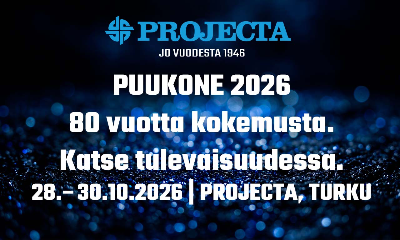 Promotional poster for PROJCTA PUUKONE 2026 in Turku Oct 2830 2026 celebrating 80 years of experience since 1946