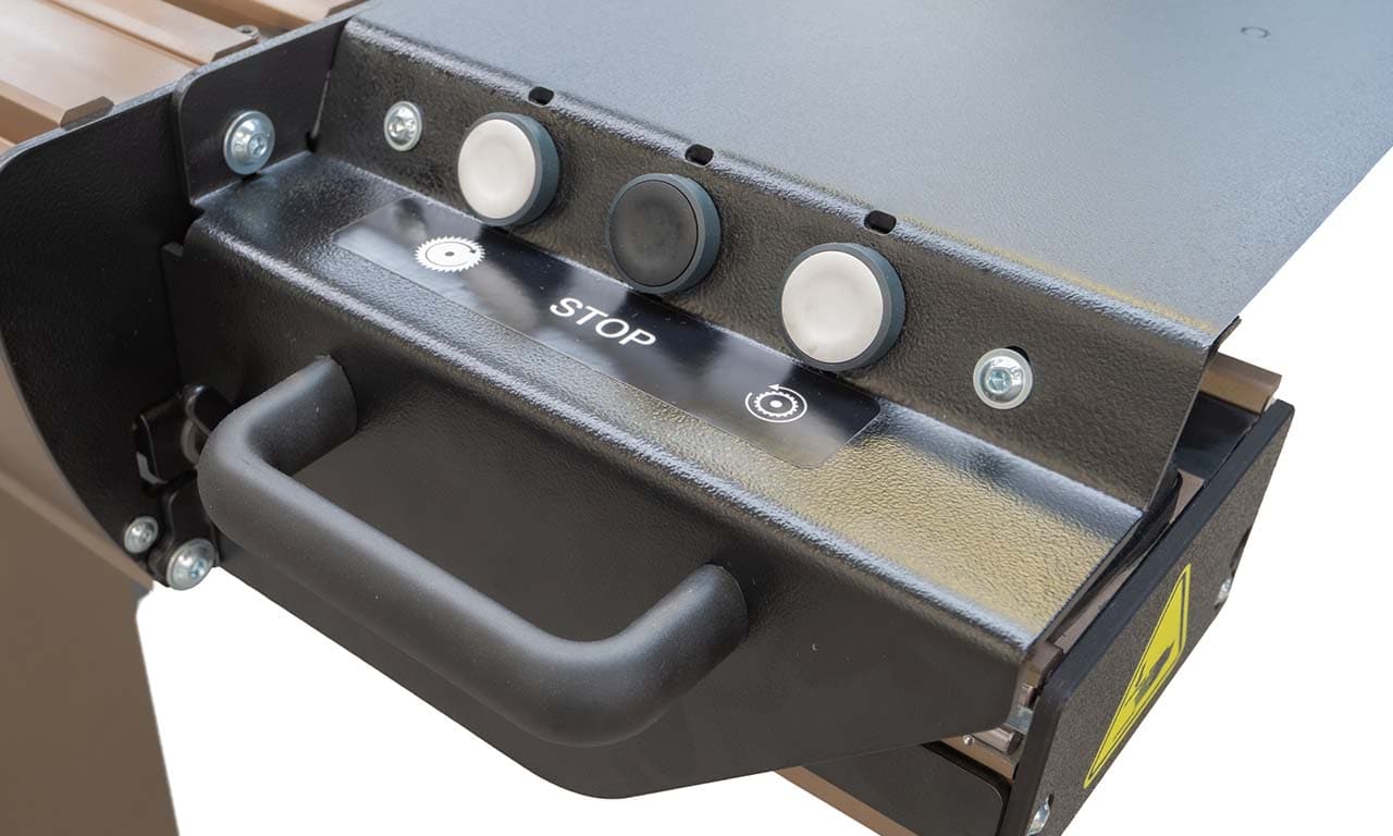 Acurat Z500 X5 tarkistuspyörösaha, Ergonominen kahva