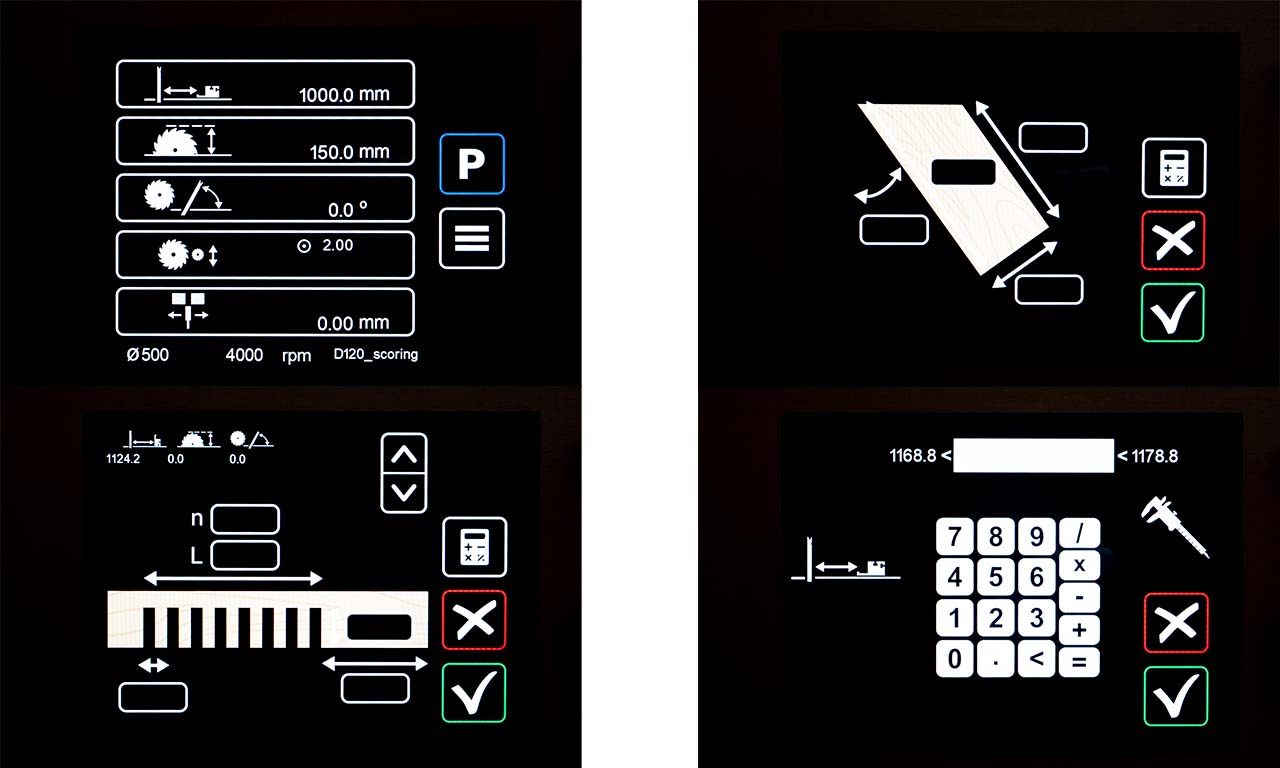 Acurat Z500 X5 tarkistuspyörösaha, suuri 12” näyttö